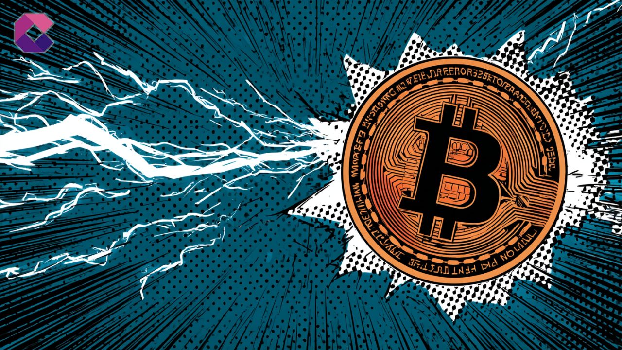 Immagine in stile pop art per la copertina di un articolo sulle criptovalute