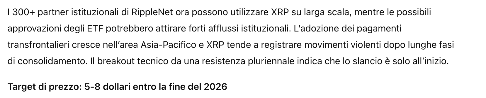 L'AI prevede il prezzo di XRP