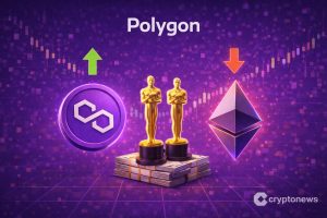 Polygon supera Ethereum per commissioni giornaliere grazie ai 15 milioni di dollari scommessi sugli Oscar su Polymarket