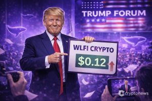 WLFI crypto vola verso 0,12 $ dopo l’acquisto da 2,75 milioni di $ di una balena prima del forum legato a Trump