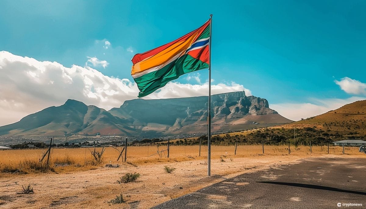 علم جنوب أفريقيا 