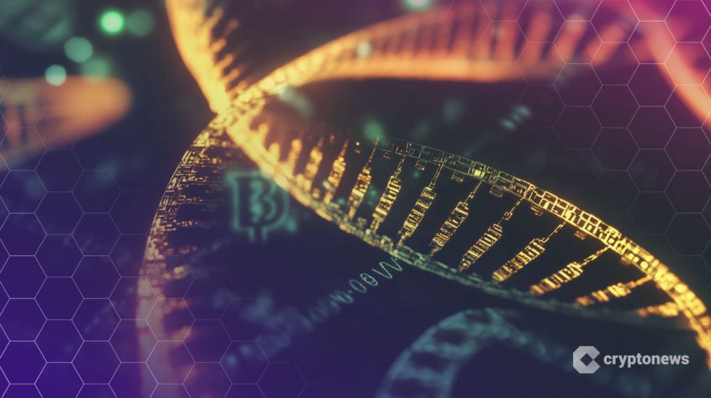 هولوجرام لشريط وراثي (DNA) متداخل