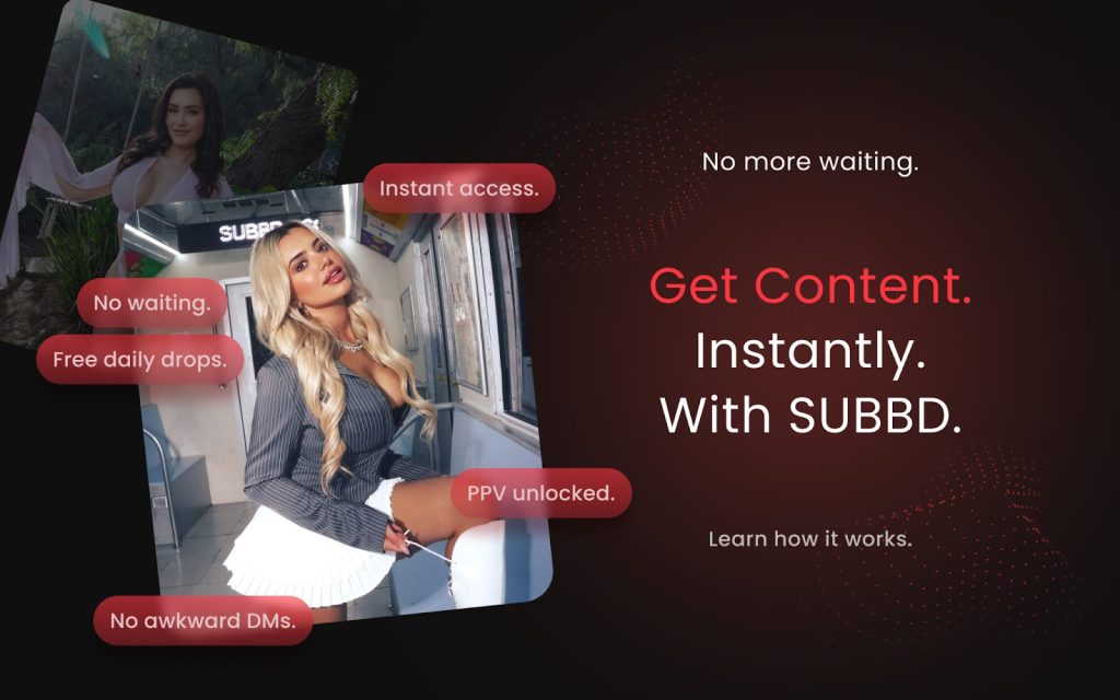 إعلان لصانعة محتوى تروج لمتابعة محتواها عبر منصة SUBBD وأبرز مزاياها