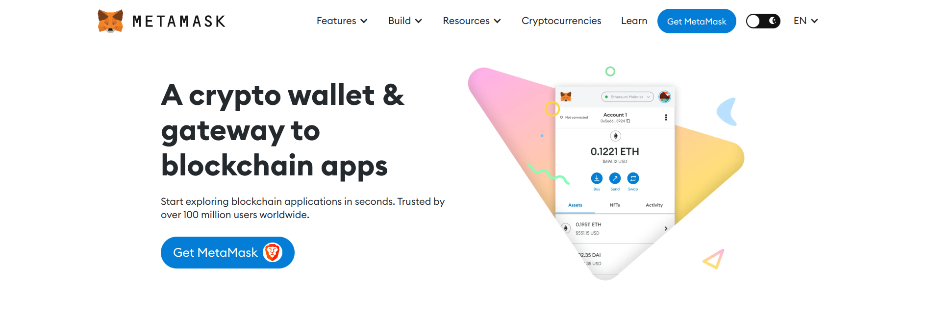 إعلان ميتا ماسك عن محفظتها ورابط الحصول على المحفظة