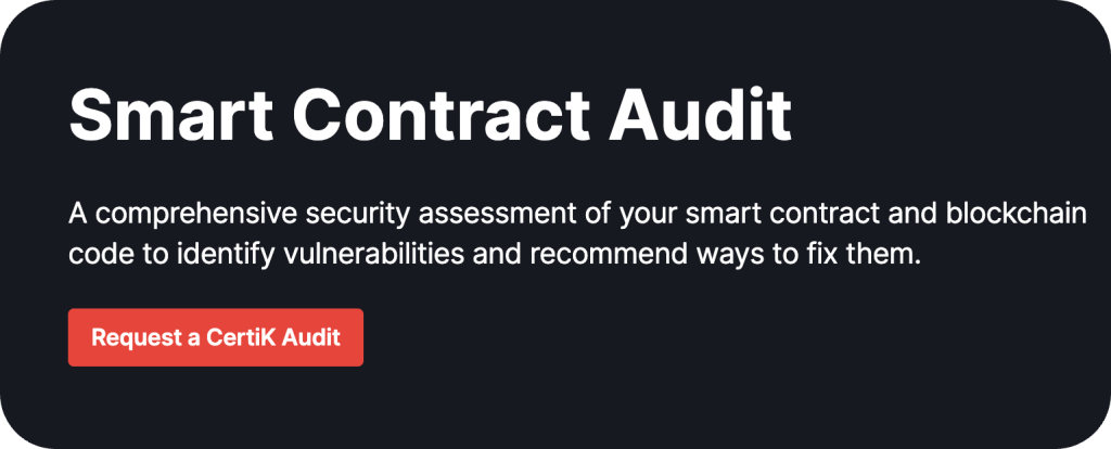 ميزات تدقيق العقد الذكي لدى شركة CertiK