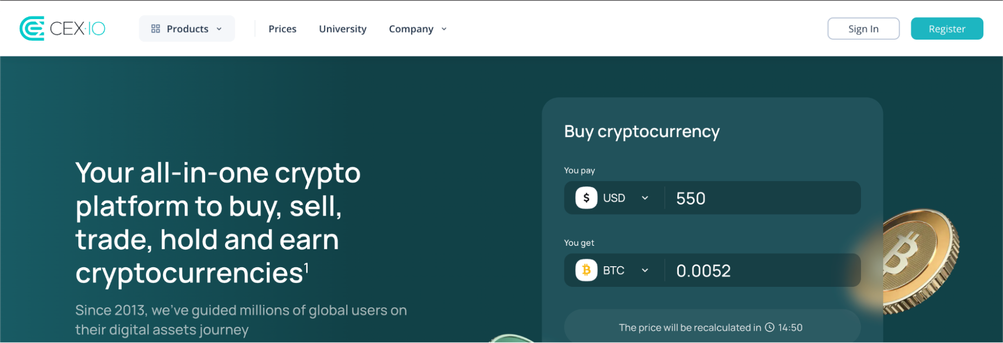منصة التداول CEX 