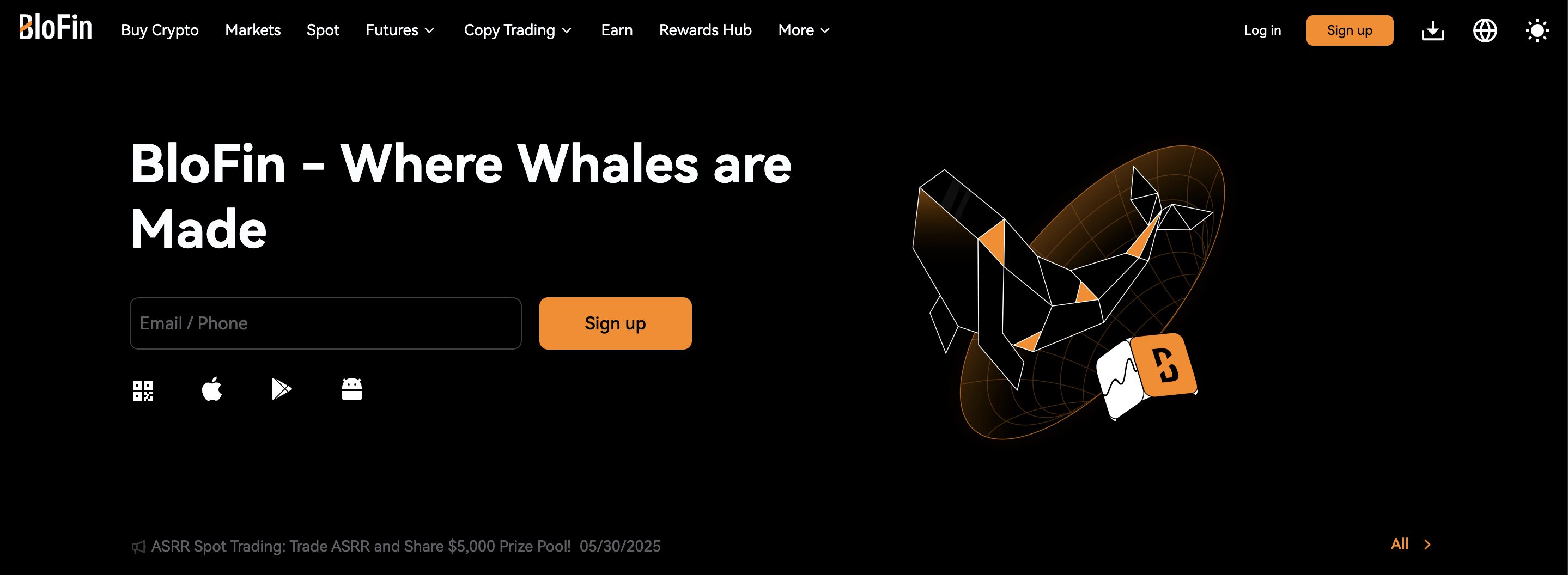 منصة تداول عقود البيتكوين الآجلة BloFin