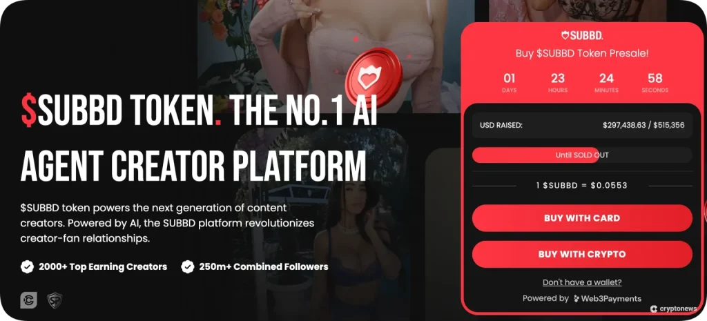عملة سَاب بي دي (SUBBD: $SUBBD) – منصة اشتراك إبداعية مبتكرة مدعومة بالذكاء الاصطناعي