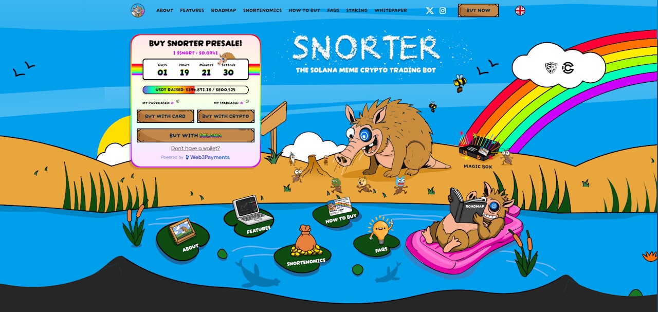 دليل مبسّط حول كيفية شراء عملة Snorter (SNORT)