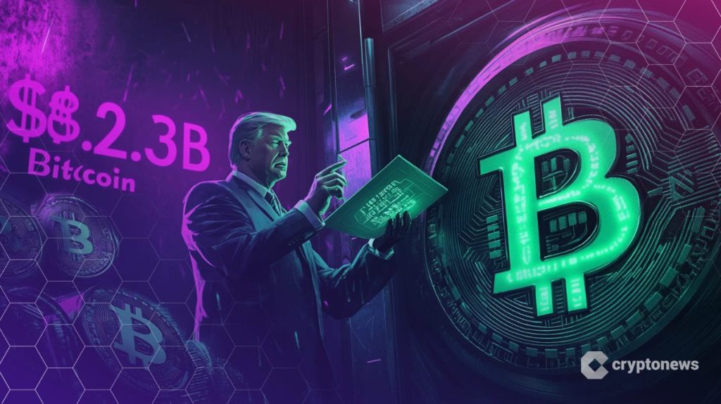 Trump has a bitcoin logo with a signal of $ 2.3 billion in reserves