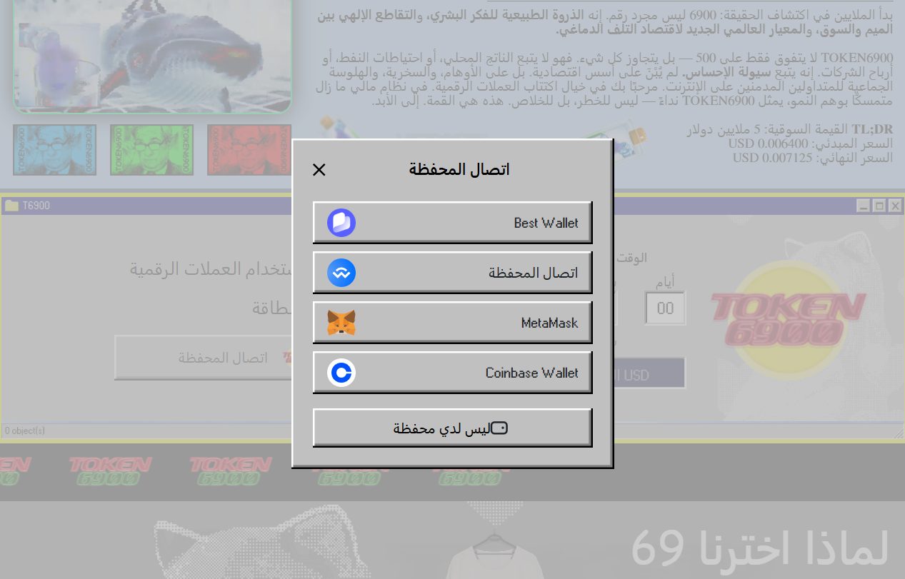 connect-bestwallet-app-in-token6900-website