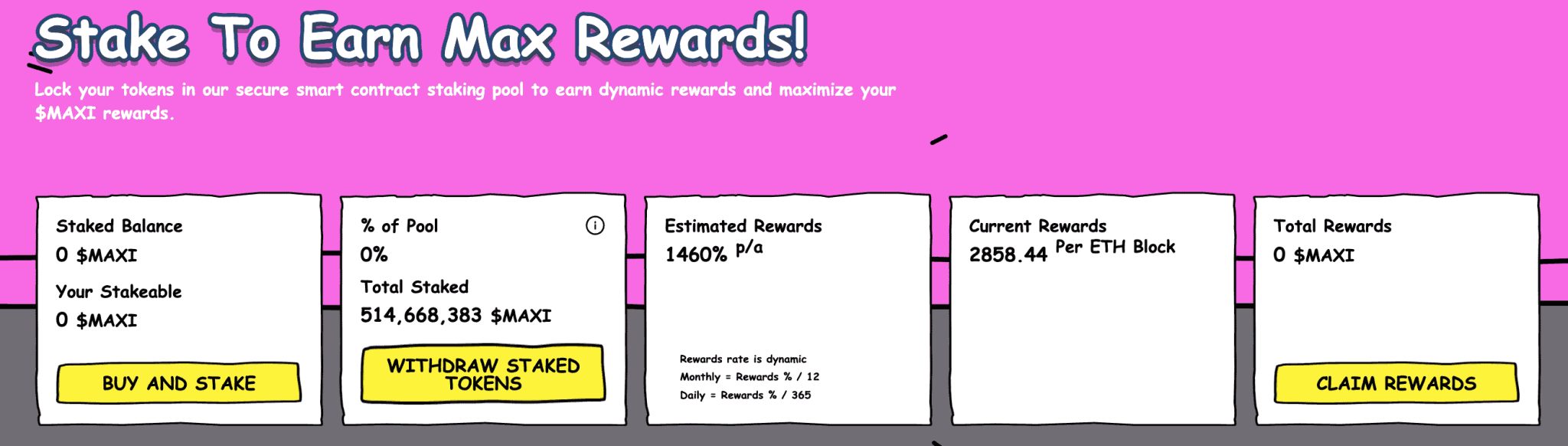 عوائد استثنائية من التخزين (Staking)