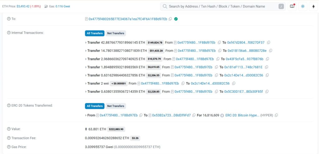 تفاصيل عمليات الشراء في محفظة أحد الحيتان 