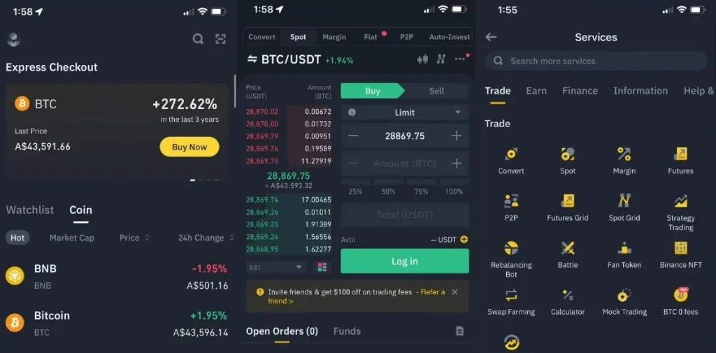 هل منصة Binance سهلة الاستخدام؟