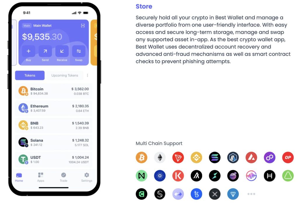An overview of the best wallet security from its official website